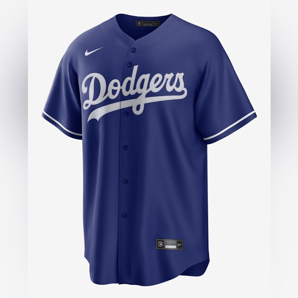 Nike MLB Dodgers‎ Men's Replica Baseball Jersey Royal Blue M NWT IN PACKAGING